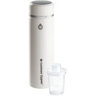 TOMMEE TIPPEE GoPrep Babynahrungszubereiter, Kühlt eine Babyflasche perfekt in 2 Minuten, mobile Kühlflasche mit Temperaturanzeige