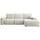 Selsey Ecksofa Chenille 4-Sitzer Creme