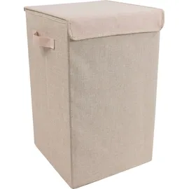VCM Wäschekorb Wäschebox Stoffbox mit Deckel Dreso M