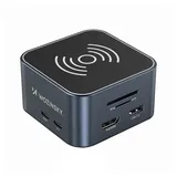 wozinsky WHBC09Y8S 12in1 Hub mit Wireless Charge - Grau