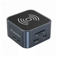 wozinsky WHBC09Y8S 12in1 Hub mit Wireless Charge - Grau