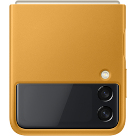 Samsung Leather Cover EF-VF711 für Galaxy Z Flip3 5G mustard