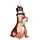 Brubaker Hund mit Zylinder und Fliege - Handbemalte Weihnachtskugel Terrier aus Glas - Mundgeblasener Christbaumschmuck Figuren Lustig Deko Anhänger Baumkugel - 11 cm