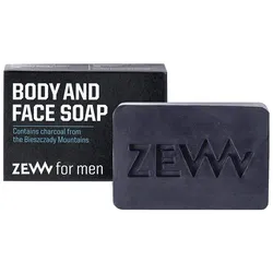 ZEW for Men Face and Body Soap with Charcoal 85 g