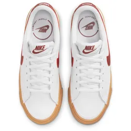 Nike Court Legacy Kinder Weiß/Team Red/Gum Yellow 39
