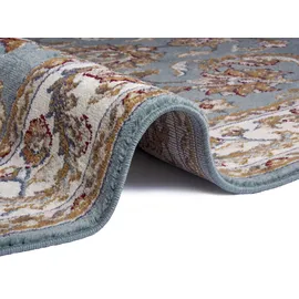 HANSE HOME Reni grün (mint,creme), B:57cm H:8mm L:90cm, Jute, Polyester, Polypropylen (PP), Teppiche, Teppich, Läufer, Orientalisch, Kurzflor, Wohnzimmer, Schlafzimmer, Esszimmer,