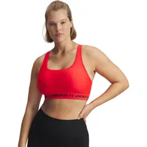 Under Armour Crossback Mid Bra Rot/Schwarz S