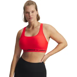 Under Armour Crossback Mid Bra Rot/Schwarz S