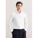 Seidensticker Businesshemd "Schwarze Rose", Herren, Gr. XL (44), normale Ärmellängen, weiß, 100% Baumwolle, unifarben, skinny fit, 2-Knopf-Manschette, Hemden, X-Slim 1/1 Kentkragen Uni
