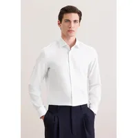 Seidensticker Businesshemd "Schwarze Rose", Herren, Gr. XL (44), normale Ärmellängen, weiß, 100% Baumwolle, unifarben, skinny fit, 2-Knopf-Manschette, Hemden, X-Slim 1/1 Kentkragen Uni