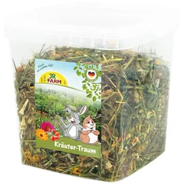 JR Farm GmbH JR Farm Kräuter-Traum 380 g im Eimer (Kräuter für Zwergkaninchen und Nager, Ergänzungsfuttermittel)