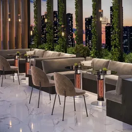 GGM Möbel Tischheizstrahler Infrarottisch Infrarot.Bistrotisch