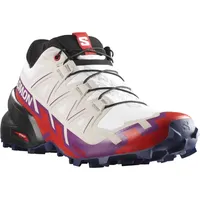 Salomon Speedcross 6 Damen white/sparkling grape/fiery red 38 2/3