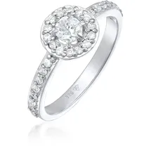 Elli Ring 925 Sterling Silber Verlobungsring in Silber | Gr.: 56