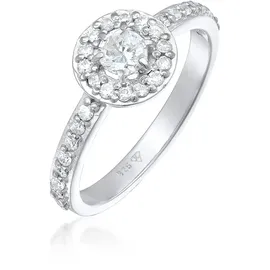 Elli Ring 925 Sterling Silber Verlobungsring in Silber | Gr.: 56
