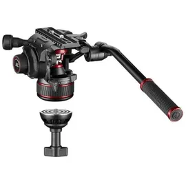 Manfrotto Nitrotech 608 Aluminium Video-Stativ mit Mittelspinne
