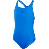 Speedo ECO Endurance+ Medalist Badeanzug für Mädchen, Blau, 7-8 Jahre