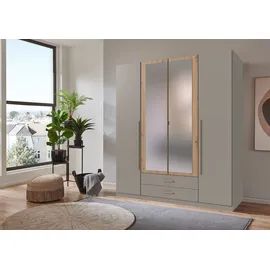 WIMEX Kleiderschrank Marburg 180 x 199 x 58 cm Grau