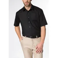 Eterna COMFORT FIT Original Shirt in schwarz unifarben, schwarz, 42