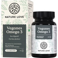Nature Love Veganes Omega 3 Kapseln 45 Stück