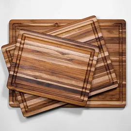 Teakhaus Schneidebrett Teakholz 1-tlg. 41 x 31 x 3,8 cm Braun