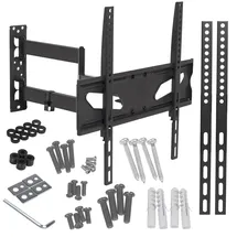 Maclean Brackets Maclean MC-711 TV Wandhalterung OLED QLED LCD LED Plasma TV Halterung 26" bis 55" Belastung bis 30kg Max VESA 400x400 Halter Halterung Curved TV Extra Langer Arm