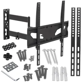 Maclean Brackets Maclean MC-711 TV Wandhalterung OLED QLED LCD LED Plasma TV Halterung 26" bis 55" Belastung bis 30kg Max VESA 400x400 Halter Halterung Curved TV Extra Langer Arm