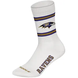 NFL Socken, 3er Pack Stretch-NFL 3Pack Crew Socks, bunt|violett 43-46