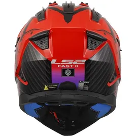 LS2 MX708 Fast II Wash Rot/Schwarz L
