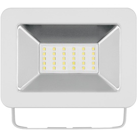 goobay 53873 LED Strahler Außen 30W / Außenstrahler IP65 / Neutralweißes Licht 2550 lm/LED Scheinwerfer Fluter Wandmontage / IP65 Gartenstrahler/Weiß