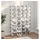 vidaXL Schuhregal 93 x 140 x 36,5 cm transparent / transparent
