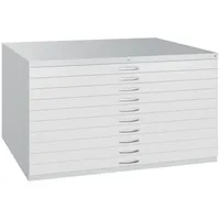 C+P Flachablageschrank Serie 7100_7200 760x135x960 grau