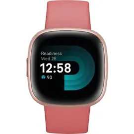 Fitbit Versa 4 aluminium kupferrosé/sandrosa