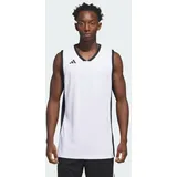 adidas Pulse Speed Basketballtrikot Herren JM2659 - white/black L