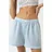 MEY Cotton Stripes Lounge Shorts Weiß/Hellblau XS
