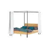 Möbel Kraft Himmelbett Naturo Line ¦ holzfarben ¦ Maße (cm): B: 200