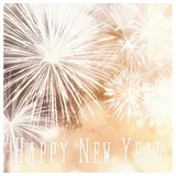 Home fashion 20 Servietten Frohes neues Jahr | Silvester | Neujahr | Tischdeko | Decoupage | Serviettentechnik 33x33cm