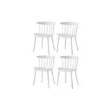 Möbel Kraft Esszimmerstuhl Nordlys Kunststoff weiß 4er Set