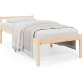 Seniorenbett 90x190 cm Massivholz Kiefer - Braun/Bunt
