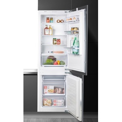 E (A bis G) NEFF Einbaukühlgefrierkombination Kühlschränke Gr. Rechtsanschlag, weiß Einbaukühlgefrierkombinationen