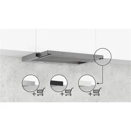 Siemens LI64LB521 Flachschirmhaube 60 cm Silbermetallic