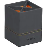 Rhodia Stifteköcher Kunstleder 8x11 cm Titan 1 St.