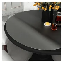 vidaXL Tischfolie Ø 90 cm 2 mm transparent