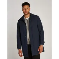 Tommy Hilfiger Kurzmantel LW PACKABLE CARCOAT mit Druckknopfleiste blau
