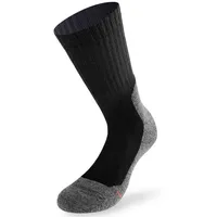 Lenz Trekking 5.0 Socken, schwarz-grau, Größe 45 46 47 für Männer