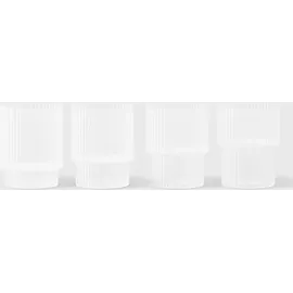 Ferm Living Ripple Glas 0,2 l 4 St.