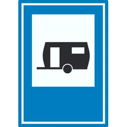 Wohnwagen Aufkleber A4 (210x297mm)