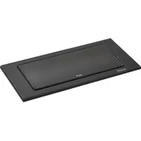 EVOline Schuko-Steckdose BackFlip Schwarz 2 St.
