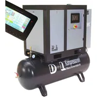 Apex Digital Schraubenkompressor Schraubenverdichter 2100L 15kW 10bar 270L Behälter