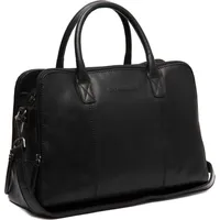 The Chesterfield Brand Layton Schultertasche Leder 35 cm schwarz